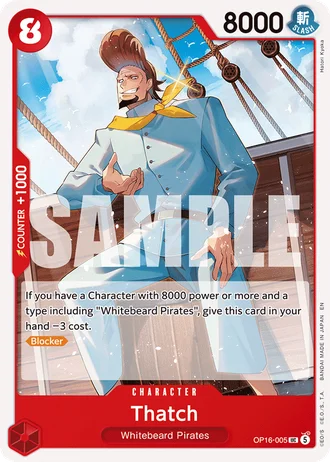 Thatch (OP16-005) — The Time of Battle (OP16)