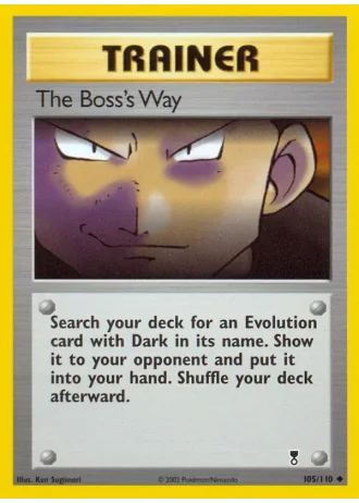 The Boss's Way #105/110 — Legendary Collection