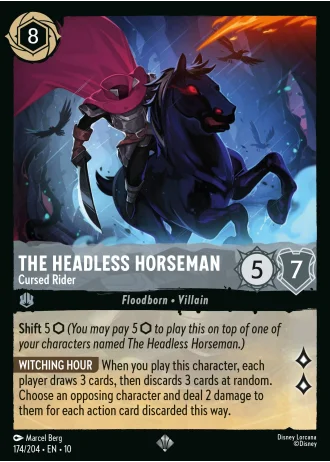 The Headless Horseman - Cursed Rider #174/204 — Whispers in the Well
