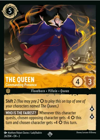 The Queen - Commanding Presence #26/204 — Rise of the Floodborn