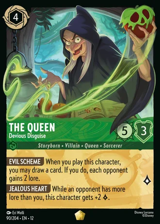 The Queen - Devious Disguise #90/257 — Wilds Unknown