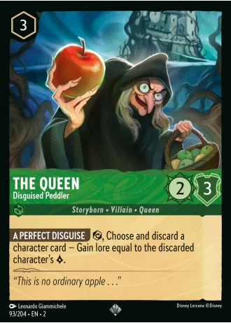 The Queen - Disguised Peddler #93/204 — Rise of the Floodborn