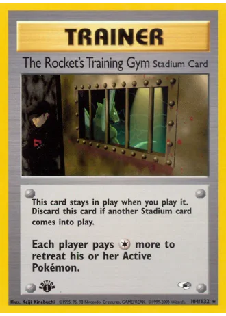 The Rocket's Training Gym (1st Edition) #104/132 — Gym Heroes (1st Edition)