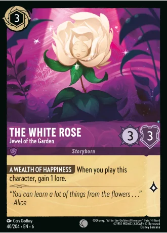 The White Rose - Jewel of the Garden #40/204 — Azurite Sea