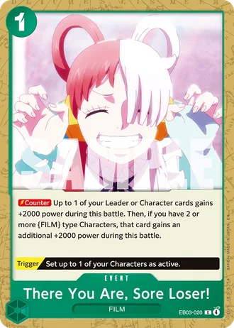 There You Are, Sore Loser! (EB03-020) — ONE PIECE Heroines Edition (EB03)