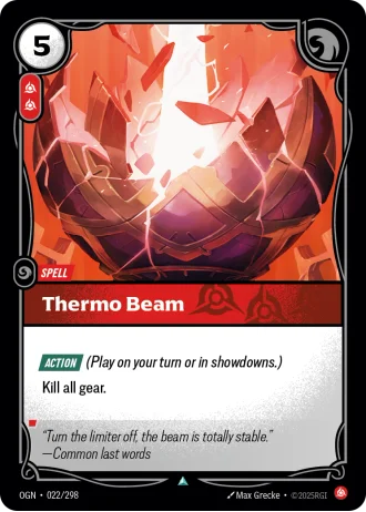 Thermo Beam #022/298 — Origins
