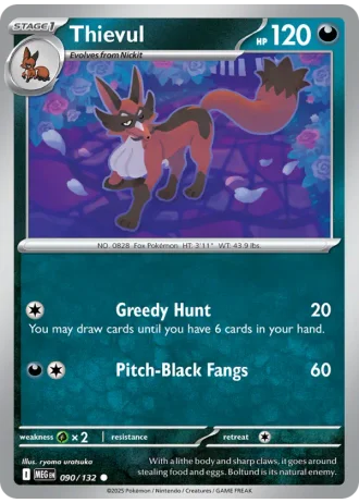 Thievul #090/132 — Mega Evolution