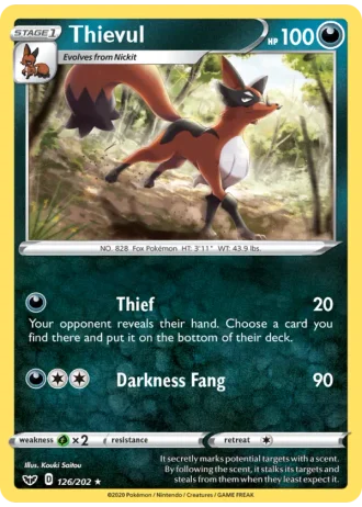 Thievul #126/202 — Sword & Shield