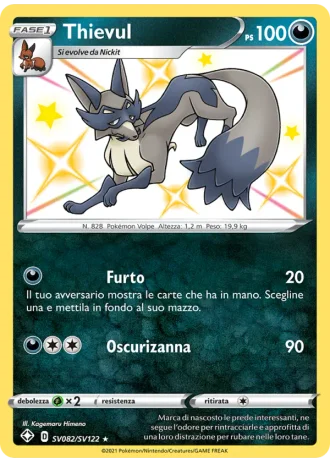 Thievul SV082/122 — Tesoro Cromatico (Destino Splendente)
