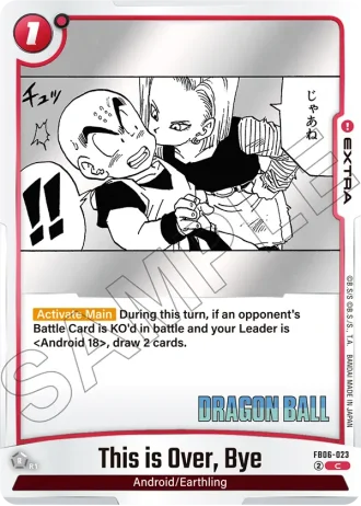 This is Over, Bye SB02-023 — Manga Booster 02 (SB02)