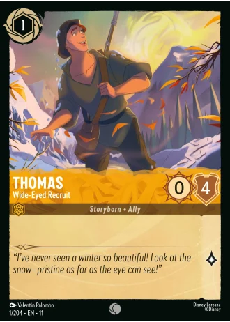Thomas - Wide-Eyed Recruit #1/204 — Winterspell