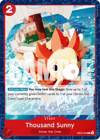 Thousand Sunny (EB02-009) — Anime 25th Collection (EB02)