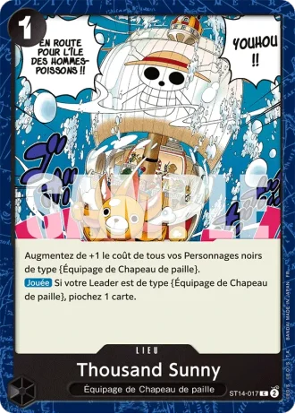 Thousand Sunny (ST14-017) (Pirate Foil) — ONE PIECE CARD THE BEST vol.2 (PRB02)