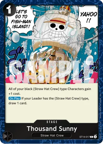 Thousand Sunny (ST14-017) (Pirate Foil) — One Piece Card The Best Vol.2(PRB02)