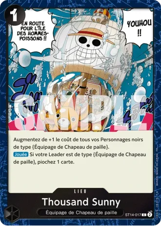 Thousand Sunny (ST14-017) (Reprint) — ONE PIECE CARD THE BEST vol.2 (PRB02)