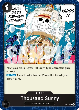 Thousand Sunny (ST14-017) (Reprint) — One Piece Card The Best Vol.2(PRB02)
