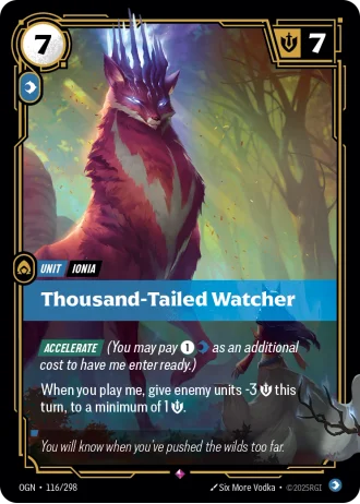 Thousand-Tailed Watcher #116/298 — Origins