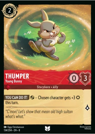 Thumper - Young Bunny #134/204 — Reign of Jafar