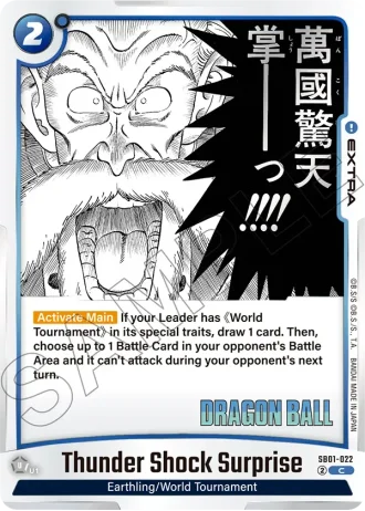 Thunder Shock Surprise SB01-022 — Manga Booster 01 (SB01)