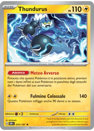 Thundurus #070 — Ossidiana Infuocata
