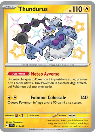 Thundurus #139 — Destino di Paldea