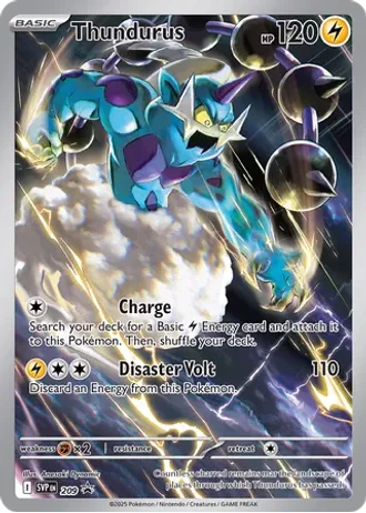Thundurus #209 — Scarlet & Violet Promos
