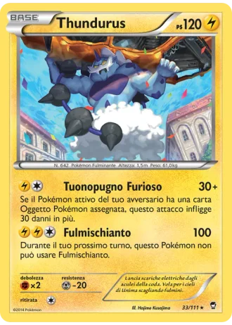 Thundurus #33 — Colpi Furiosi