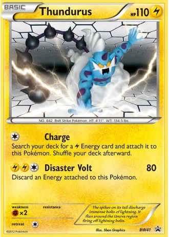 Thundurus BW41 — Black & White Promos