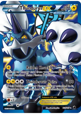 Thundurus EX #110 — Plasma Freeze