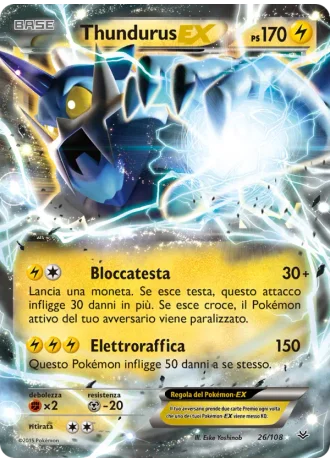 Thundurus EX #26 — Furie Volanti