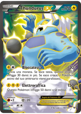 Thundurus EX #98 — Furie Volanti