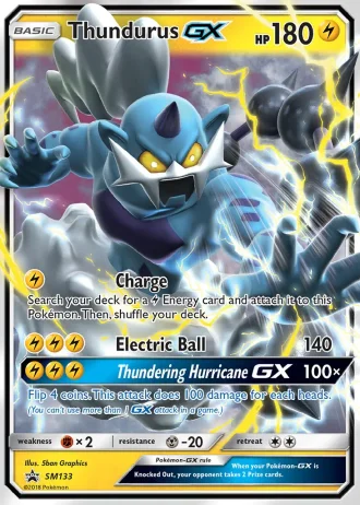Thundurus GX SM133 — Sun & Moon Promos
