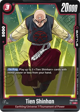 Tien Shinhan  FB02-019 — Blazing Aura (FB02)
