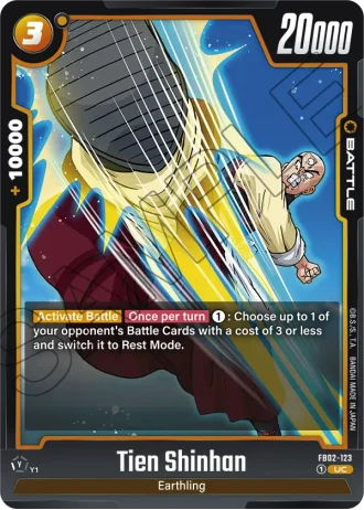 Tien Shinhan  FB02-123 — Blazing Aura (FB02)