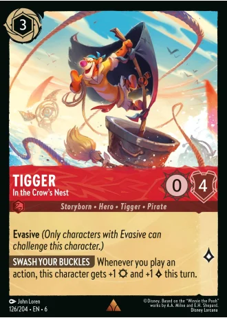 Tigger - In the Crow's Nest #126/204 — Azurite Sea