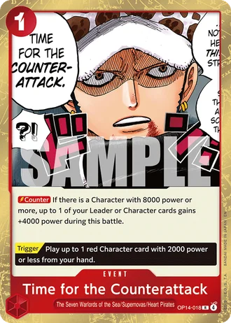 Time for the Counterattack (OP14-018) — The Azure Sea's Seven (OP14-EB04)