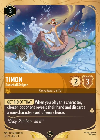 Timon - Snowball Swiper #32/204 — Winterspell