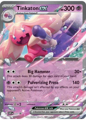 Tinkaton ex #031 — Scarlet & Violet Promos
