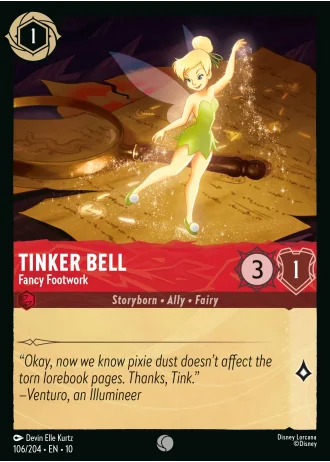 Tinker Bell - Fancy Footwork #106/204 — Whispers in the Well