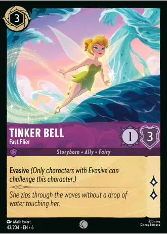 Tinker Bell - Fast Flier #43/204 — Azurite Sea