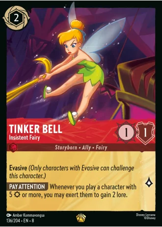 Tinker Bell - Insistent Fairy #136/204 — Reign of Jafar