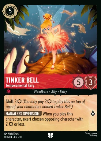 Tinker Bell - Temperamental Fairy #115/204 — Whispers in the Well