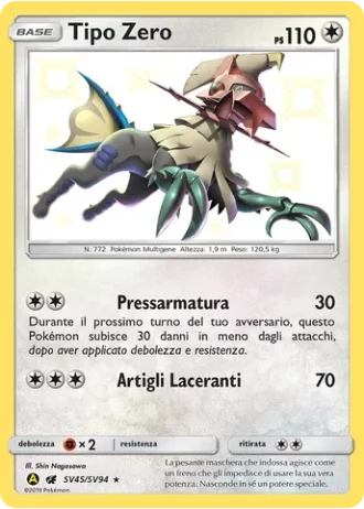 Tipo Zero SV45/94 — Tesoro Cromatico (Destino Sfuggente)
