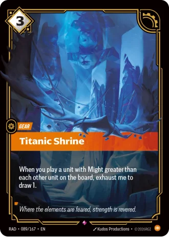 Titanic Shrine #089/167 — Radiance