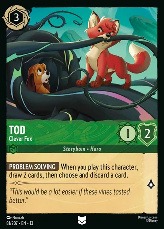 Tod - Clever Fox #81/261 — Attack of the Vine!