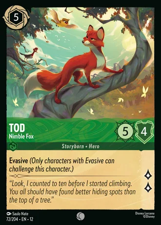 Tod - Nimble Fox #72/257 — Wilds Unknown