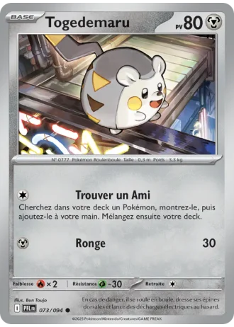 Togedemaru #073 — Flammes Fantasmagoriques