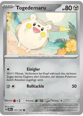 Togedemaru #151/197 — Obsidianflammen