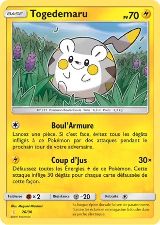 Togedemaru #26 — SM Kit du dresseur (Raichu d'Alola)