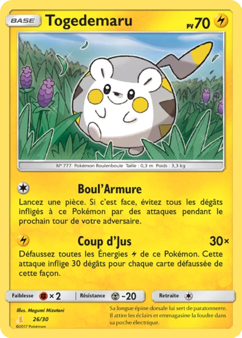 Togedemaru #26 — SM Kit du dresseur (Raichu d'Alola)